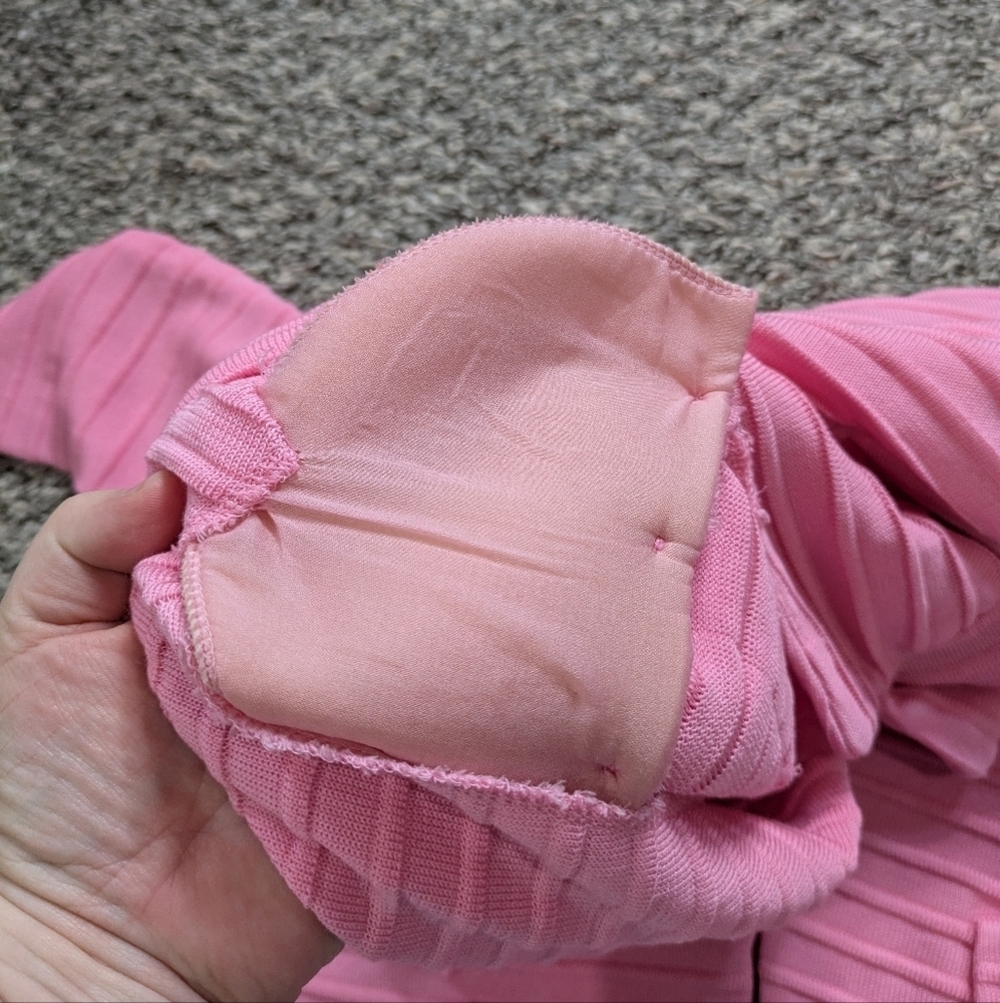 Misook Pink Textured Single Button Professional S… - image 8